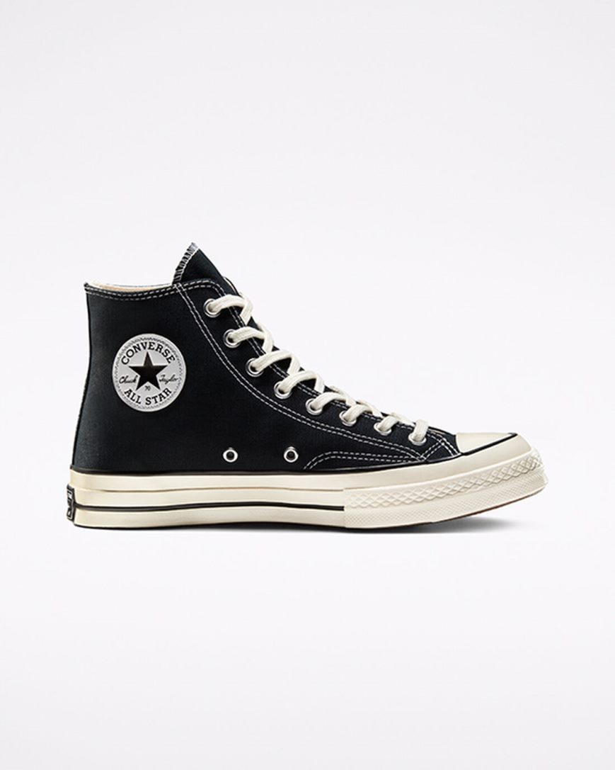 Dámské Boty Vysoké Converse Chuck 70 Vintage Platene Černé | CZ SFBC96